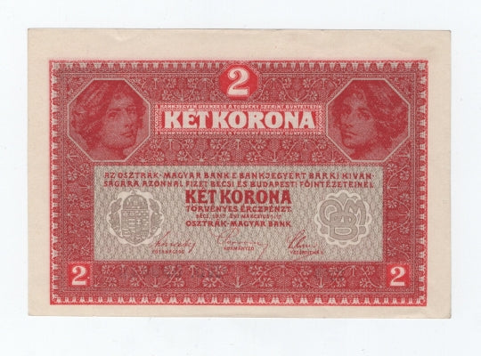 1917 2 korona 7000 feletti sorszám