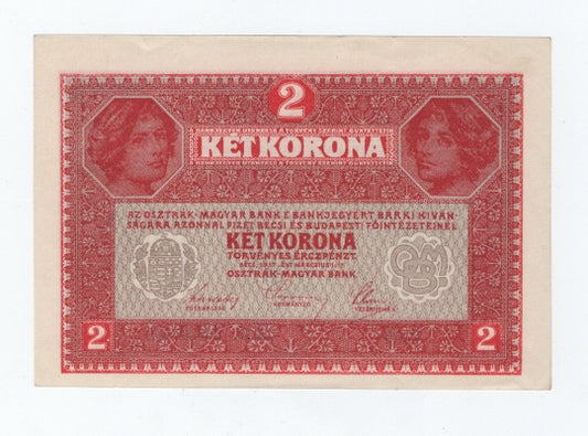 1917 2 korona 7000 feletti sorszám