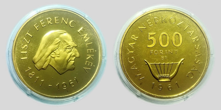 1961 Liszt Ferenc 500 forint