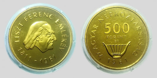 1961 Liszt Ferenc 500 forint