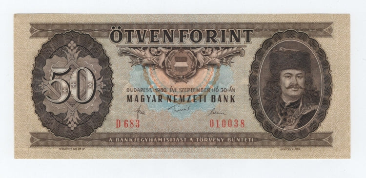 1980 50 forint D