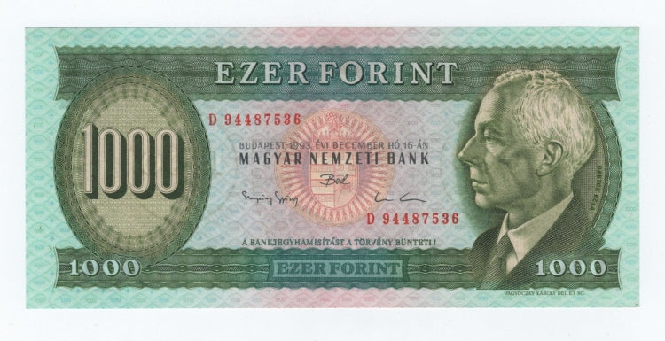 1993 1000 forint D