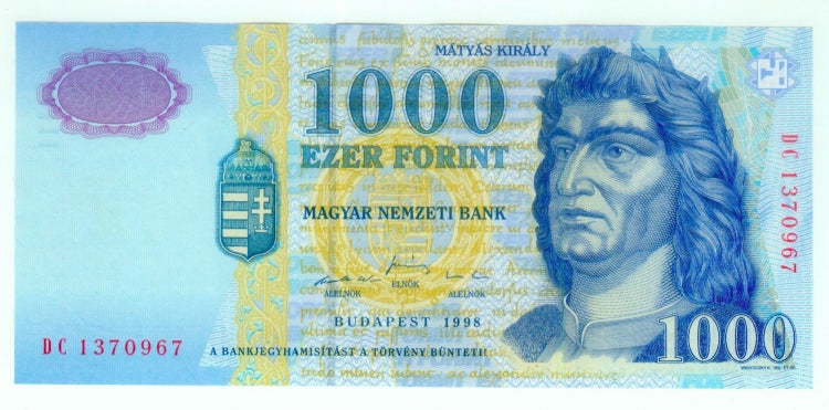 1998 1000 forint DC