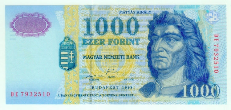 1998 1000 forint DE