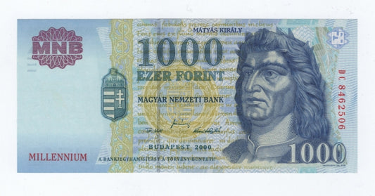 2000 1000 forint Millenium DC