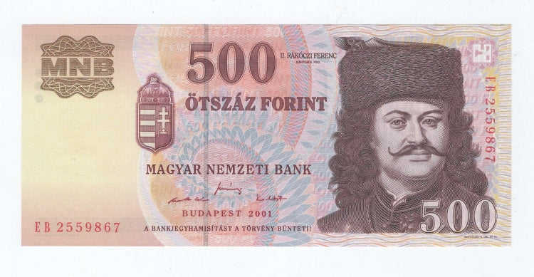 2001 500 forint EB