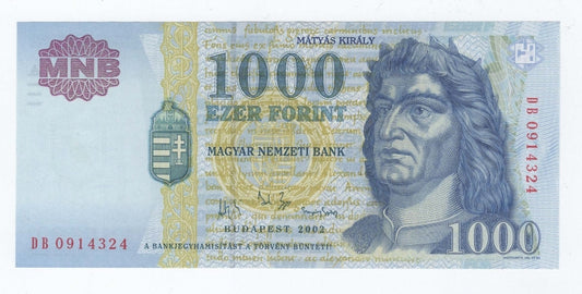 2002 1000 forint DB