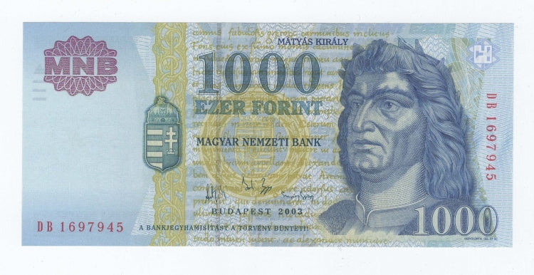 2003 1000 forint DB