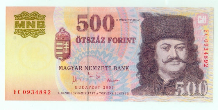 2003 500 forint EC