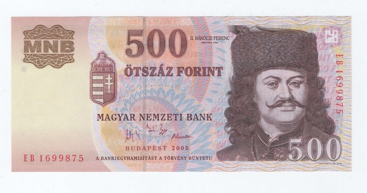 2005 500 forint EB