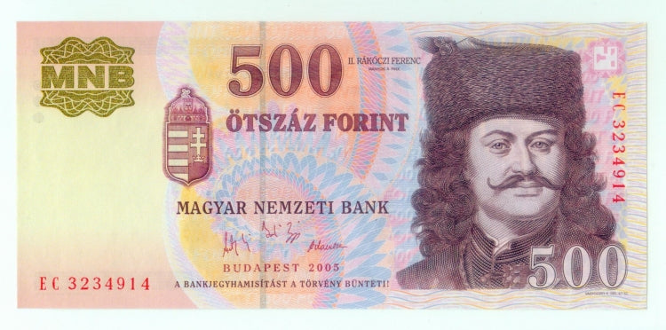 2005 500 forint EC