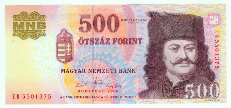 2008 500 forint EB