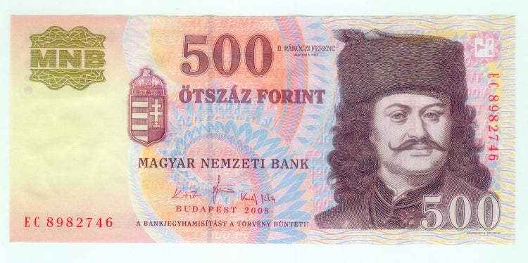 2008 500 forint EC