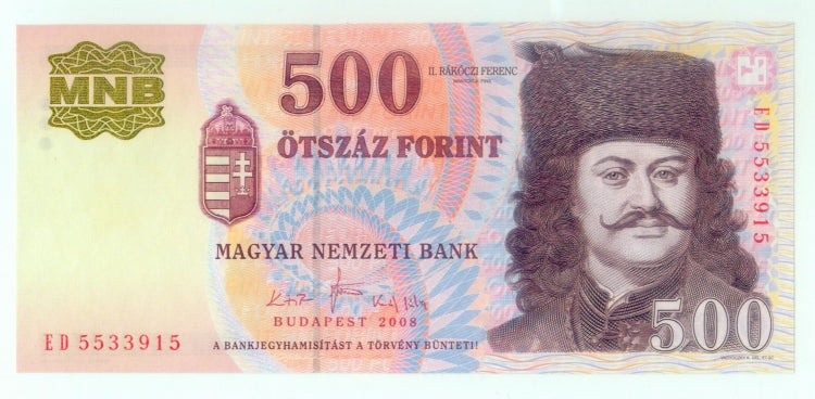 2008 500 forint ED