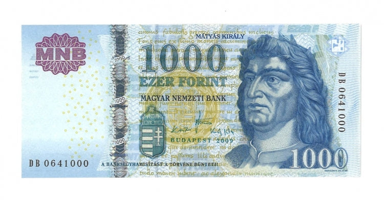 2009 1000 forint DB