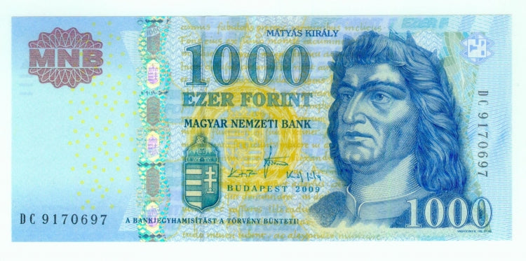 2009 1000 forint DC