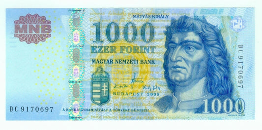 2009 1000 forint DC