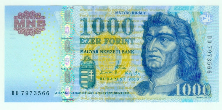 2010 1000 forint DD