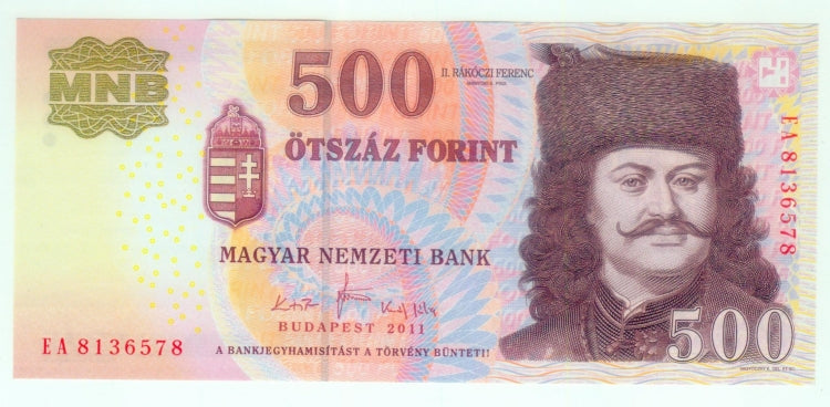 2011 500 forint EA