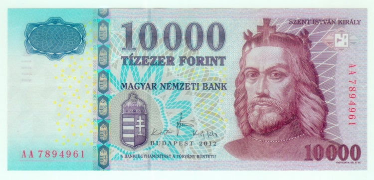 2012 10000 forint AA