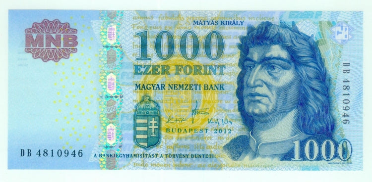 2012 1000 forint DB