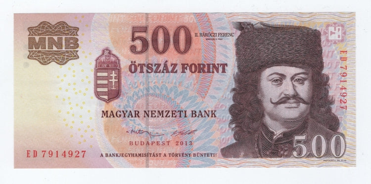 2013 500 forint ED