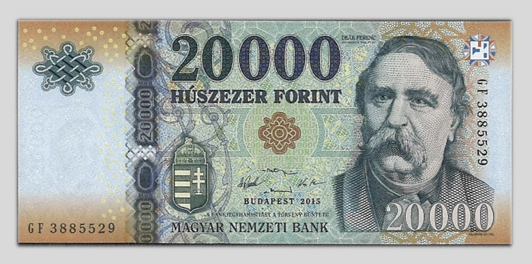 2015 20000 forint GF