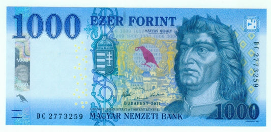 2017 1000 forint DC