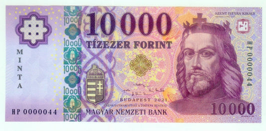 2021 10000 forint HP minta