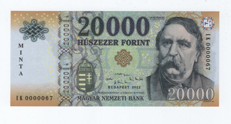 2022 20000 forint IK minta