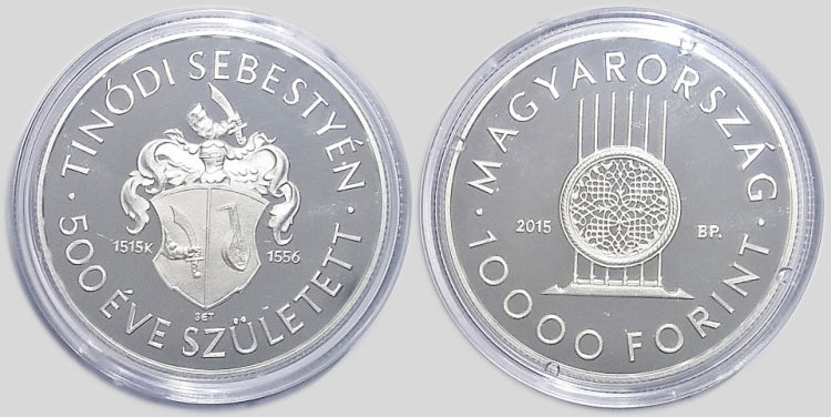 2015 Tinódi Sebestyén 10000 forint